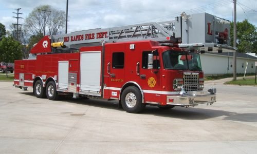 Aerial Fire Truck in Big Rapids MI